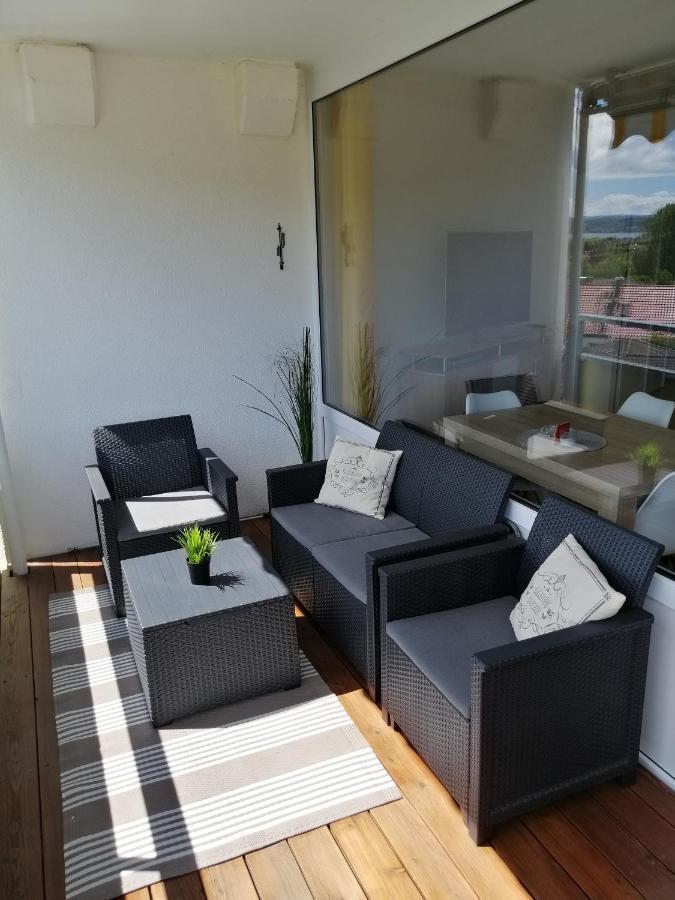 Sonnige Ferienwohnung mit Seeblick Uhldingen-Mühlhofen Exterior foto